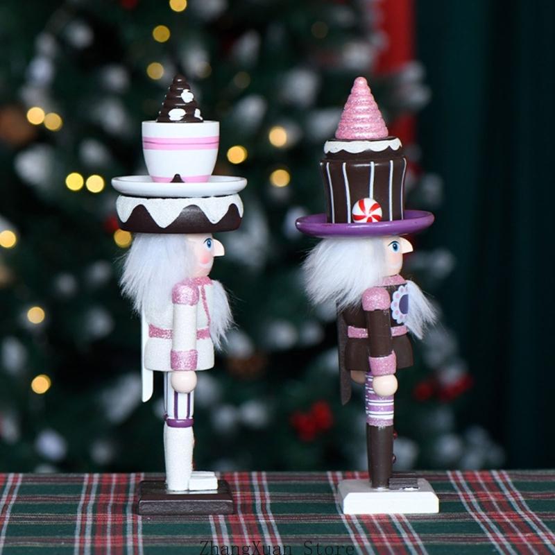 Nutcracker Figurine - Décorations figurines casse-noisettes inspirées des desserts