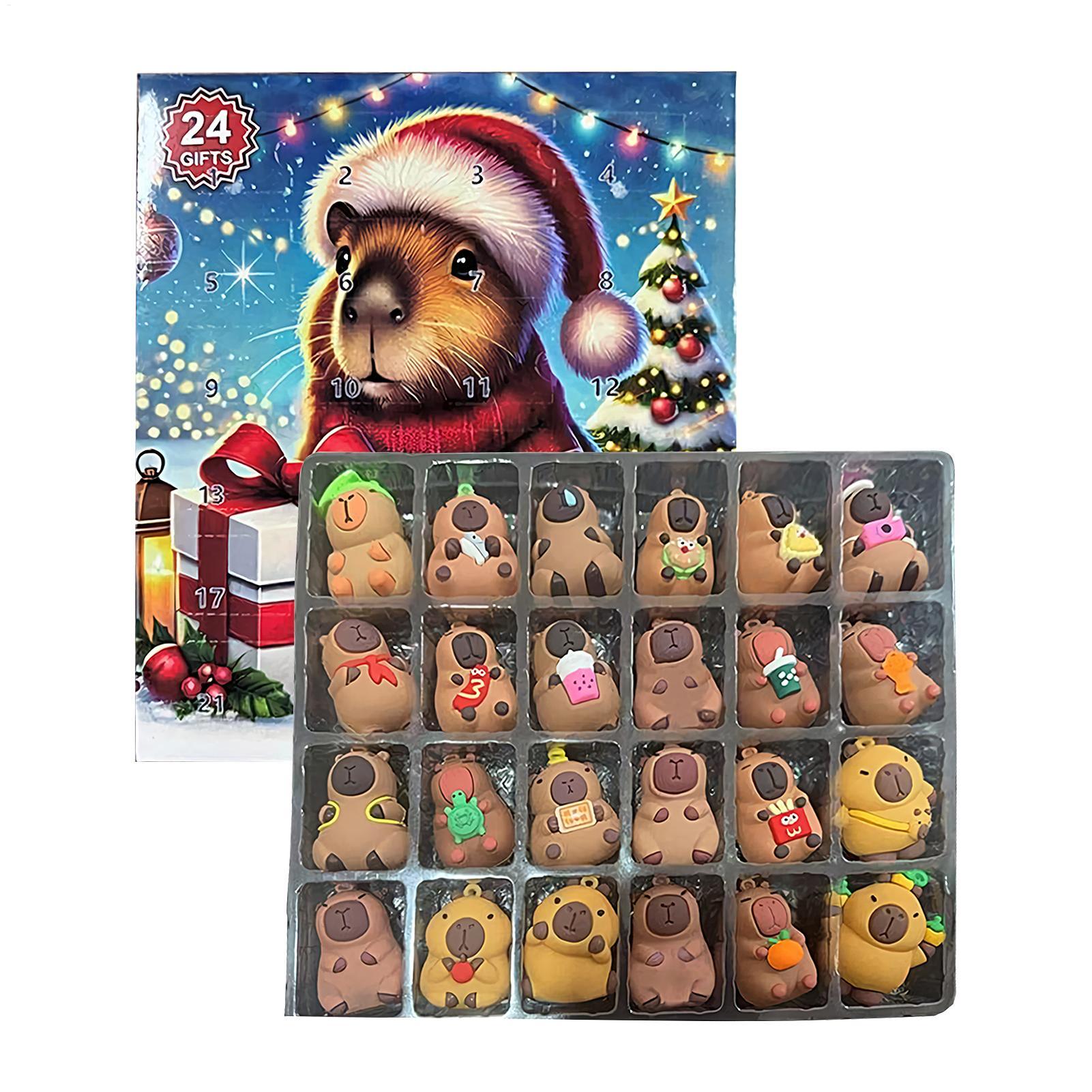 Advent Calendar Gift - Capybara de Noël Calendrier de compte