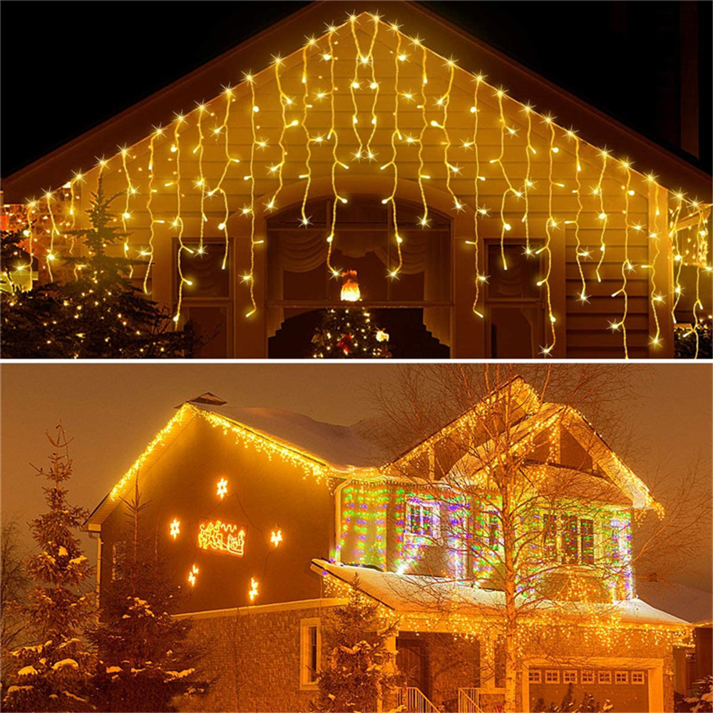Christmas Lights Outdoor - Guirxiété Lumineuse LED pour Décoration Extérieure,