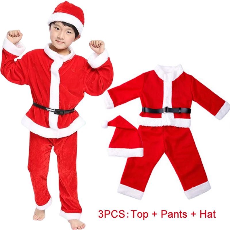 Elf Costume Christmas - Costume de père noël pour enfants,