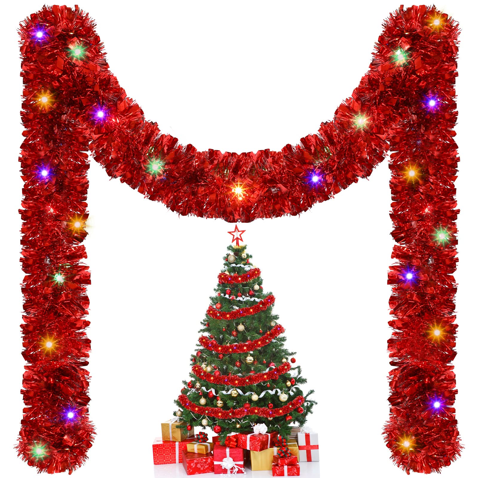 Tinsel Garland Decoration - Guirlande de guirlandes de guirlandes de