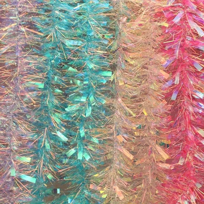 Guirlande de paillettes hologr - Tinsel Garland Decoration avis et prix