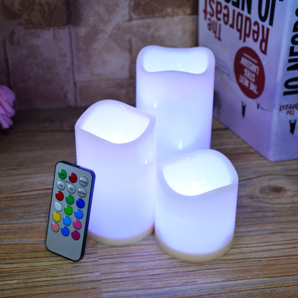 Lot de 3 bougies LED sans flam - Holiday Candle Set avis et prix