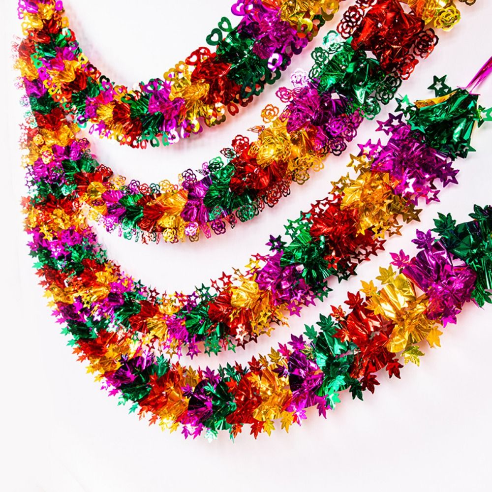 Guirlandes de Noël 3D en feuil - Tinsel Garland Decoration avis et prix