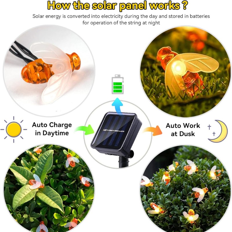Guirlande lumineuse solaire en - Christmas Lights Outdoor avis et prix