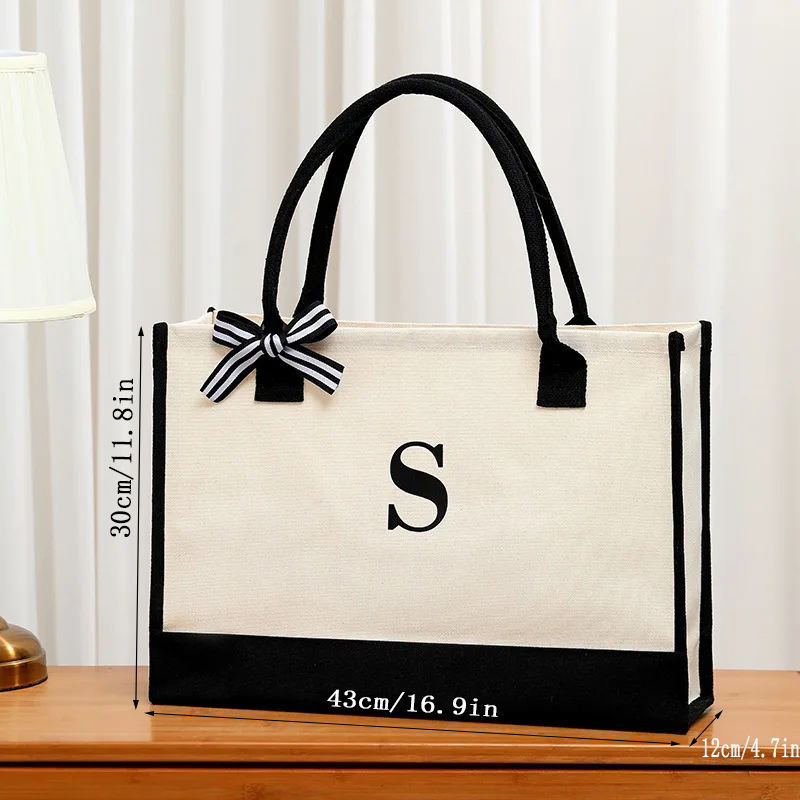 Sac fourre-tout en toile Simpl - Ribbon Bow Gift avis et prix