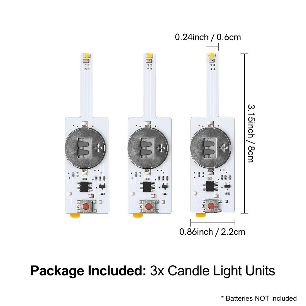 Bougie LED éclatable pour cart - Holiday Candle Set avis et prix