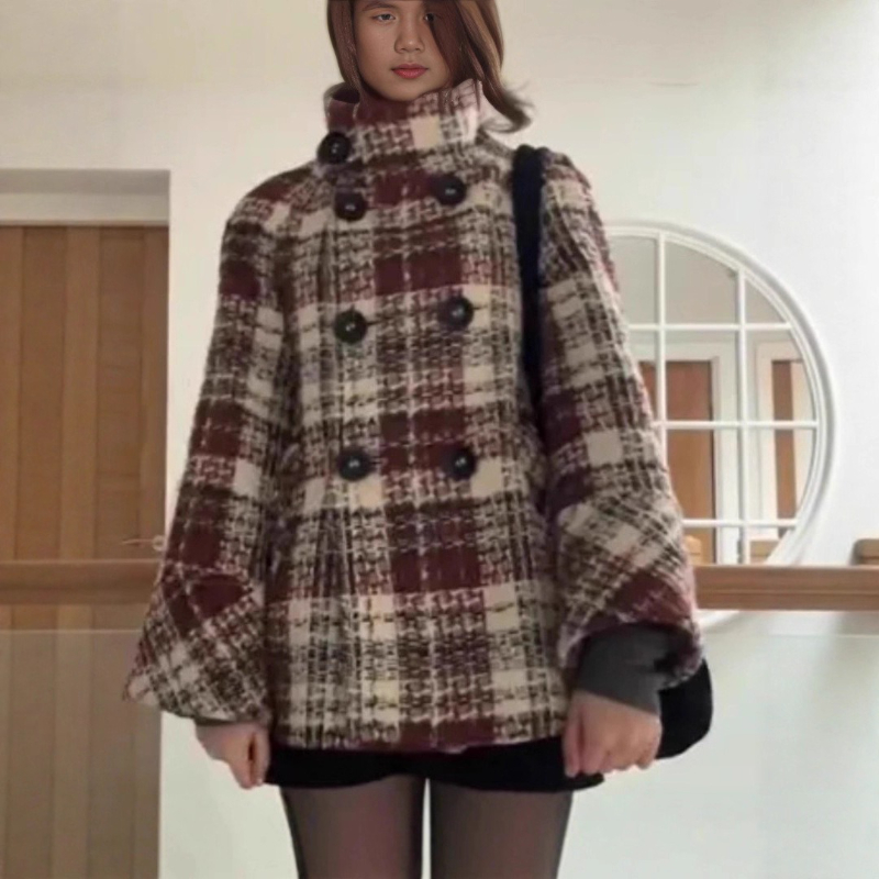 Manteau chic à carreaux chauds - Christmas Throw Blanket avis et prix