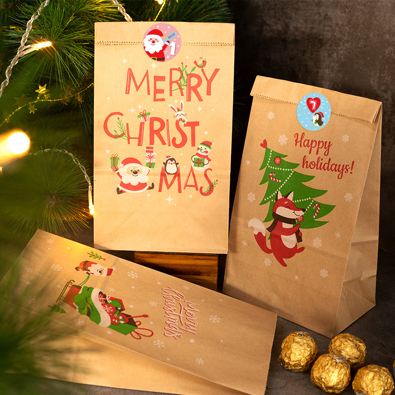 Sacs Cadeaux de Noël en Papier - Advent Calendar Gift avis et prix